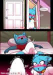  cartoon_network catboy colored comic duo felid feline female feral gumball_watterson hi_res mammal mother nicole_watterson parent the_amazing_world_of_gumball wherewolf 