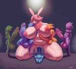  2018 4_arms alien arthropod balls big_balls big_breasts big_penis blue_body blush breast_play breast_suck breasts eyes_closed female genitals green_body hand_on_back handjob handjob_while_penetrated hi_res huge_breasts huge_penis hyper hyper_genitalia hyper_penis insect jay_(sqoon) kiss_on_forehead kissing lepidopteran male male/female malph moth mullberry_(wittyrebuttal) multi_arm multi_limb nipples nude open_mouth orgasm_face overweight penile penis penis_on_breast pink_body puwa sex sitting_on_leg sixsome skoon_(character) sqoon sucking thick_thighs unknown_character vaginal vein veiny_penis 