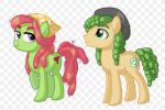  2:3 alpha_channel clothing cutie_mark equestria_girls equid equine female feral friendship_is_magic fur green_body green_eyes green_fur green_hair hair hasbro hat hat_only headgear headgear_only headwear headwear_only horse looking_back looking_back_at_another male male/female mammal mostly_nude my_little_pony one_leg_up ponification purple_eyes raised_leg red_hair sandalwood_(eg) simple_background smiling_at_each_other tan_body tan_fur transparent_background tree_hugger_(mlp) unknown_artist 