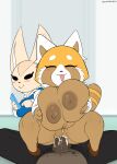  absurd_res aggretsuko ailurid anthro areola balls big_breasts blush bodily_fluids breasts butt canid canine cellphone clothed clothing cum cum_in_pussy cum_inside cumming_while_penetrating digital_media_(artwork) ejaculation erection eyes_closed female female_penetrated fenneko first_person_view fox fur genital_fluids genitals haida_(aggretsuko) hi_res holding_object huge_breasts humanoid_genitalia humanoid_penis hyena looking_at_viewer male male/female male_penetrating male_penetrating_female male_pov mammal nipples open_mouth penetration penile penile_penetration penis phone pussy red_panda retsuko sanrio sex simple_background smartphone smile spotted_hyena superbinario tail thick_thighs topwear vaginal vaginal_penetration 