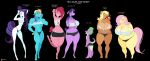  andromorph anthro applejack_(mlp) female fluttershy_(mlp) friendship_is_magic group hasbro hi_res intersex mature_female mother_(lore) my_little_pony parent_(lore) rainbow_dash_(mlp) rarity_(mlp) smolevn spike_(mlp) twilight_sparkle_(mlp) 