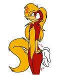  absurd_res anthro avian beak bird blush butt_slap chrysolophus clothing embarrassed feathers galliform glori_gamebird gloves golden_pheasant hair handwear hi_res long_hair long_tail phasianid red_body red_feathers slap tail whitephoenix52 yellow_beak yellow_body yellow_feathers 