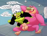  anal anal_penetration ape balls cartoon_network duo fuzzy_lumpkins genitals haplorhine hi_res humanoid_genitalia humanoid_penis leonthelionel male male/male mammal mojo_jojo monster penetration penis powerpuff_girls primate 