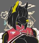  anthro anubis beidou_(genshin_impact) breasts canid canine canis clothed clothing cosplay deity edioretysa egyptian_mythology female genshin_impact gold_(metal) hi_res jackal mammal middle_eastern_mythology mihoyo mommy_(disambiguation) mythology skailer_anube solo 