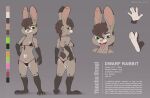  2023 animal_humanoid anthro bikini bikini_bottom bikini_top chin_piercing clothing ear_piercing eyebrow_piercing facial_piercing female green_eyes heart_(marking) hi_res humanoid lagomorph lagomorph_humanoid leporid_humanoid mammal mammal_humanoid neko-me nose_piercing piercing rabbit_humanoid solo swimwear tongue tongue_piercing yancha_usagi_(neko-me) 