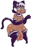  &lt;3 &lt;3_eyes animal_humanoid balls big_balls big_penis black_hair black_nose cat_humanoid desbjust felid felid_humanoid feline feline_humanoid genitals green_eyes hair hi_res huge_balls huge_penis huge_thighs humanoid hyper hyper_balls hyper_genitalia lips male mammal mammal_humanoid navel nipples penis solo thick_bottom_lip thick_thighs vein veiny_penis 