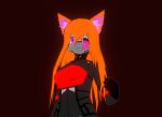  anthro blood blood_from_eye bodily_fluids canid canine cosplay edith_(edithrawrz) edithrawrz elster_(lstr-512) facial_markings female fox head_markings mammal markings missing_eye one_eye_closed purple_eyes signalis solo 