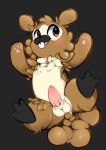  absurd_res anthro bidoof fur generation_4_pokemon hi_res male nintendo paws pokemon pokemon_(species) saljidark simple_background solo 