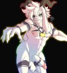  anthro asriel_dreemurr asriel_dreemurr_(god_form) balls bangs big_balls big_penis black_sclera boss_monster bovid caprine eyeshadow fur genitals goat hi_res horn kozacasa long_ears makeup male mammal markings muscular muscular_male penis solo undertale undertale_(series) white_body white_fur 