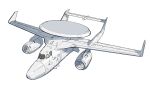  aircraft airplane asterozoa highres no_humans original satellite_dish shadow simple_background turbine vehicle_focus white_background window 