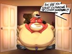  absurd_res avian blush butt fat_furs hi_res monobutt obese overweight 