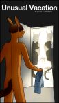  4:7 absurd_res anthro black_border border canid canine canis casual_nudity cheetah comic confusedraven cover cover_art cover_page domestic_dog english_text equid equine family felid feline friends hi_res horse male male/male mammal nudist teenager text young 