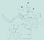  anthro back_towards_viewer braixen canid canine cat_tail digitigrade duo eli_(elicazz) elicazzz eyes_closed felid feline female floating_hearts fox fox_tail generation_6_pokemon hand_holding hand_on_shoulder hi_res interspecies kissing larger_female laundry leaning leaning_forward male male/female mammal nintendo nonbinary_(lore) on_one_leg pokemon pokemon_(species) pokephilia size_difference smaller_male standing standing_on_box 