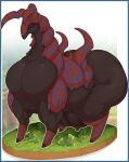  big_butt big_teats butt carapace cellulite dizzyknight female feral generation_5_pokemon hi_res huge_butt huge_hips huge_teats huge_thighs nintendo nipples overweight overweight_female overweight_feral pokemon pokemon_(species) scar scolipede solo teats thick_thighs udders 