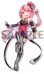  1girl absurdres amy_(grand_chase) ap_(workingap) dancer grand_chase highres pink_hair sample_watermark 