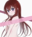  1girl kanzaki_nyo long_hair makise_kurisu nude red_hair solo steins;gate 