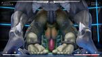  3d_(artwork) absurd_res alien alien_(franchise) anal anthro balls black_body digital_media_(artwork) duo erection gameplay_mechanics genitals green_body green_scales gui health_bar hi_res male male/male male_penetrated male_penetrating male_penetrating_male mortal_kombat penetration penis reptile reptile_(mortal_kombat) scales scalie sex x3nolov3r xenomorph 