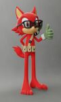  3d_(artwork) 5_toes absurd_res anthro barefoot canid canine canis custom_character_(sonic_forces) digital_media_(artwork) eyewear feet feetymcfoot gadget_the_wolf glasses hi_res male mammal red_body sega solo sonic_forces sonic_the_hedgehog_(series) toes wolf 