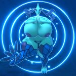  anthro big_breasts blender_(software) breasts darkdraketom eyes_closed female floating generation_3_pokemon genitals glistening glistening_body glowing glowing_body hair hi_res markings meditating milotic navel nintendo nipples particles pink_nipples plump_labia pokemon pokemon_(species) pussy ring solo thick_thighs underwater water wavy_hair 