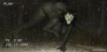  anthro black_body black_fur black_hair breasts canid canine canis female fur hair hi_res looking_at_viewer mammal nude recording scp-1471-a scp_foundation solo sonazith wolf 