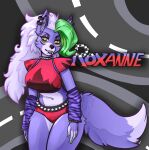  absurd_res anthro breasts digitigrade female five_nights_at_freddy&#039;s five_nights_at_freddy&#039;s:_security_breach furry hi_res kiit0s kiit0sart roxanne_wolf_(fnaf) scottgames solo steel_wool_studios 