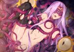  1girl arms_behind_back black_footwear black_gloves blindfold boots breast_grab breasts censored collar commentary_request elbow_gloves facial_mark fate/stay_night fate_(series) forehead forehead_mark gloves grabbing horosuke large_breasts long_hair medusa_(fate) medusa_(rider)_(fate) monster mosaic_censoring multiple_penetration navel nipples open_mouth purple_hair rape restrained spread_legs teeth tentacle_sex tentacles thigh_boots thighs tongue torn_boots torn_clothes torn_gloves upper_teeth_only vaginal very_long_hair 
