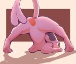  2023 anus clydelewd_(artist) colored disembodied_penis eeveelution espeon feet female feral feral_penetrated fur generation_2_pokemon genitals hi_res innie_pussy jack-o&#039;_pose looking_at_viewer male male/female nintendo pawpads paws penetration penile penile_penetration penis penis_in_pussy pink_body pink_fur pokemon pokemon_(species) pose presenting purple_inner_ear pussy rear_view shadow soles toes vaginal vaginal_penetration 