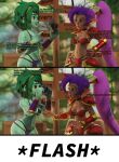  2023 3d_(artwork) absurd_res armor bikini_armor camera comic digital_media_(artwork) duo female hi_res human legoguy9875 mammal petrification rottytops shantae shantae_(series) unconvincing_armor undead wayforward zombie 