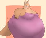  badguys big_butt butt canid canine female fox hi_res mammal obese overweight solo weight_gain 