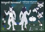  absurd_res anthro ballhawk balls blizzard_entertainment canid canine eyewear genitals glasses hi_res male mammal model_sheet palehorntea penis piercing reingarde ring solo warcraft were werecanid werecanine werewolf worgen 