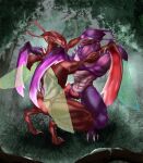  absurd_res alien bixiahua bodily_fluids competition cum duo feral genital_fluids genitals hi_res kha&#039;zix_(lol) league_of_legends male male/male nude penis riot_games selfcest sex sexfight sexual_competition square_crossover 