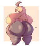  big_butt butt female generation_6_pokemon gourgeist hand_on_butt hi_res lightmizano looking_at_viewer looking_back nintendo pokemon pokemon_(species) simple_background slightly_chubby solo thick_thighs 