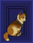  2011 aliasing ambiguous_gender black_body black_fur blue_(bluekyokitty) blue_background blue_eyes blue_inner_ear_fluff blue_nose bluekyokitty brown_body brown_fur canid canine canis digital_drawing_(artwork) digital_media_(artwork) digitigrade domestic_dog feral flat_colors full-length_portrait fur grey_sclera head_tuft herding_dog inner_ear_fluff low_res mammal neckerchief one_ear_up pastoral_dog pattern_kerchief pattern_neckerchief paws plaid_kerchief plaid_neckerchief portrait sebdoggo side_view simple_background sitting smile solo tail tan_body tan_fur tuft welsh_corgi 