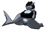  anthro fan_character female female/female fish hi_res marine mixidraw shark solo tagme 