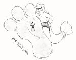  2022 3_toes absurd_res anthro barefoot charles_(suddendraft) clothed clothing dewgong dirty_feet duo fangs feet foot_focus generation_1_pokemon hand_on_hip hi_res keromasou_(artist) lagomorph leporid low-angle_view macro male mammal membrane_(anatomy) micro nintendo pokemon pokemon_(species) rabbit sabertooth_(anatomy) swimming_trunks swimwear teeth toes topless topless_male webbed_feet worm&#039;s-eye_view 
