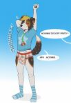  anthro canid canine canis clothed clothing diaper diaper_fetish diaper_under_clothing diaperdork digital_media_(artwork) domestic_dog english_text hi_res infantilism male mammal offscreen_character simple_background solo solo_focus text underwear wearing_diaper 