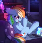  &lt;3 &lt;3_eyes 2023 activision animal_genitalia animal_penis blue_body blue_fur blush bodily_fluids computer dragon e621 e621_post_recursion equid equine female feral friendship_is_magic fur genital_fluids genitals hair hasbro hi_res hooves laptop looking_at_porn male male/female mammal masturbation moan multicolored_hair my_little_pony omiart onomatopoeia open_mouth open_smile pegasus penis pink_eyes pornography purple_body pussy_juice rainbow_dash_(mlp) rainbow_hair scalie smile solo_focus sound_effects spyro spyro_the_dragon text tongue tongue_out vaginal vaginal_masturbation wings 
