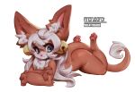  absurd_res anthro bell big_ears big_hands chest_tuft domestic_cat dragon eastern_dragon felid feline felis female fursy_(character) hi_res hybrid inner_ear_fluff mammal mindofor paws smile smirk solo tail tail_tuft thick_thighs tuft 