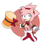  accessory alpha_channel amy_rose anthro bottomless clothed clothing eulipotyphlan featureless_crotch female fur green_eyes hair_accessory hairband hammer hearttheglaceon hedgehog mammal partially_clothed pink_body pink_fur sega simple_background solo sonic_the_hedgehog_(series) tools transparent_background 