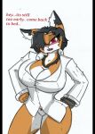  anthro big_breasts breasts canid canine clothing comic english_text female fox hi_res mammal mature_female pace-maker panties panty_shot solo text underwear vivian_boulevard 