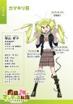  absurdres arthropod_girl bug evolvingmonkey green_hair highres mantis_akiyama nail_polish original parasite school_uniform sharp_teeth simple_background skirt teeth translation_request worm 