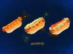  absurdres egg food food_focus highres hot_dog hot_dog_bun jaga_uuu ketchup lettuce mustard original tomato tomato_slice 