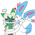  &lt;3 1:1 2023 2d_animation ^_^ ambiguous_gender animated annoyed anthro biped black_pupils blue_body blue_fur blue_markings blue_tail blush blush_lines bodily_fluids bound bow_(anatomy) canid closed_frown cute_fangs digital_media_(artwork) dipstick_ears duo eeveelution ellipsis eyes_closed facial_markings facial_tuft felid flat_colors floragato frame_by_frame frown fur generation_6_pokemon generation_9_pokemon green_body green_fur green_markings happy head_markings loop mammal markings mask_(marking) mouth_closed multicolored_ears narrowed_eyes nintendo open_mouth open_smile pink_inner_ear pokemon pokemon_(species) pupils purple_eyes ribbons_(anatomy) shiny_pokemon short_playtime simple_background smile speech_bubble sweat sweatdrop sylveon tail tontaro white_background 