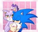  acualia anthro big_breasts blaze_the_cat blue_body blue_fur blush breast_grab breast_play breast_squish breasts domestic_cat duo eulipotyphlan felid feline felis female fur grope hand_on_breast hedgehog hi_res huge_breasts kissing male male/female mammal nipples nude open_mouth purple_body purple_fur sega sonic_the_hedgehog sonic_the_hedgehog_(series) squish yellow_eyes 