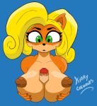  activision anthro big_breasts black_nose blonde_hair breast_grab breast_play breast_squish breasts brown_nipples coco_bandicoot crash_bandicoot_(series) duo facial_expression female fur genitals green_eyes hair hand_on_breast humanoid inner_ear_fluff kinkycoconuts looking_down male male/female masturbation multicolored_body multicolored_fur nipples orange_body orange_fur penile penile_masturbation penis portrait puffy_nipples sex shaded simple_background squish titfuck tuft two_tone_body two_tone_fur 
