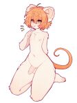  2023 anthro areola balls feet flaccid fur genitals girly hair hi_res katsucoffee male mammal mimi_(proudmimic) mouse murid murine nipples nude paws penis rodent simple_background smile solo tail thick_thighs white_background wide_hips 