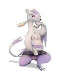  anthro bottomwear breasts candy claws clothing dessert dipstick_tail female food fur generation_5_pokemon genitals hi_res honeymono lollipop markings mienshao multi_nipple nintendo nipples pokemon pokemon_(species) purple_body purple_fur purple_tail_tip pussy red_eyes red_nose shadow simple_background skirt solo tail tail_markings white_body white_fur yellow_body yellow_fur 