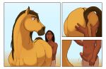  anatomically_correct anatomically_correct_anus anus bestiality big_anus big_butt butt butt_grab dreamworks ekayas equid equine equine_anus erection feral genitals hand_on_butt hi_res horse human human_on_feral interspecies larger_feral little_creek male male/male mammal penis puffy_anus size_difference smaller_human spirit:_stallion_of_the_cimarron spirit_(cimarron) 
