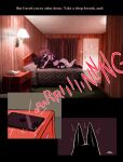  absurd_res anthro bed bedroom clothing comic dialogue duo female furniture hi_res holding_snout homeless homeless_dog legwear male male/female motel phone phone_call ponporio ponporio_(artist) stockings the_suit_(ponporio) 