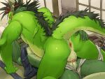  4:3 anthro anus bodily_fluids dragon duo eastern_dragon father_(lore) father_and_child_(lore) father_and_son_(lore) gamma-g genital_fluids green_body incest_(lore) male male/male morenatsu parent_(lore) parent_and_child_(lore) parent_and_son_(lore) slit son_(lore) sweat tappei_(morenatsu) tatsuki_(morenatsu) 